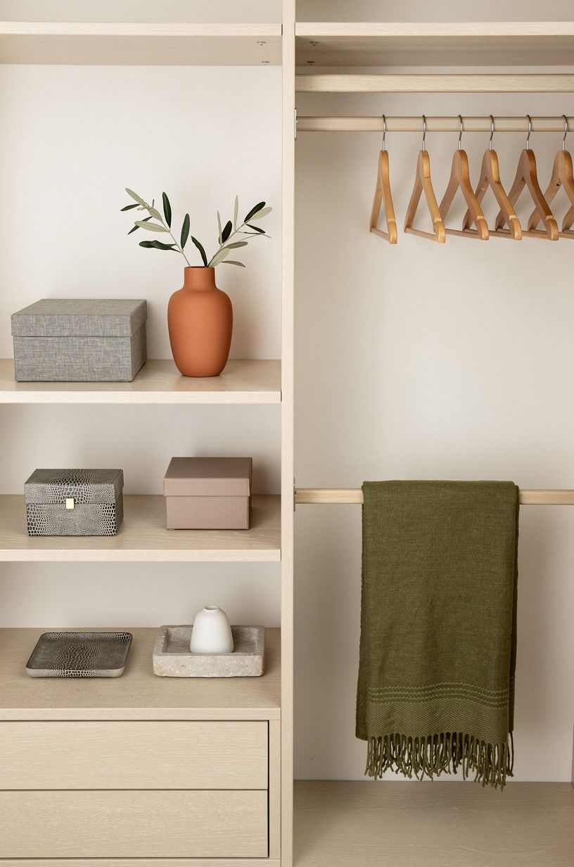 Paint the back of the shelves in Sherwin-Williams Alabaster