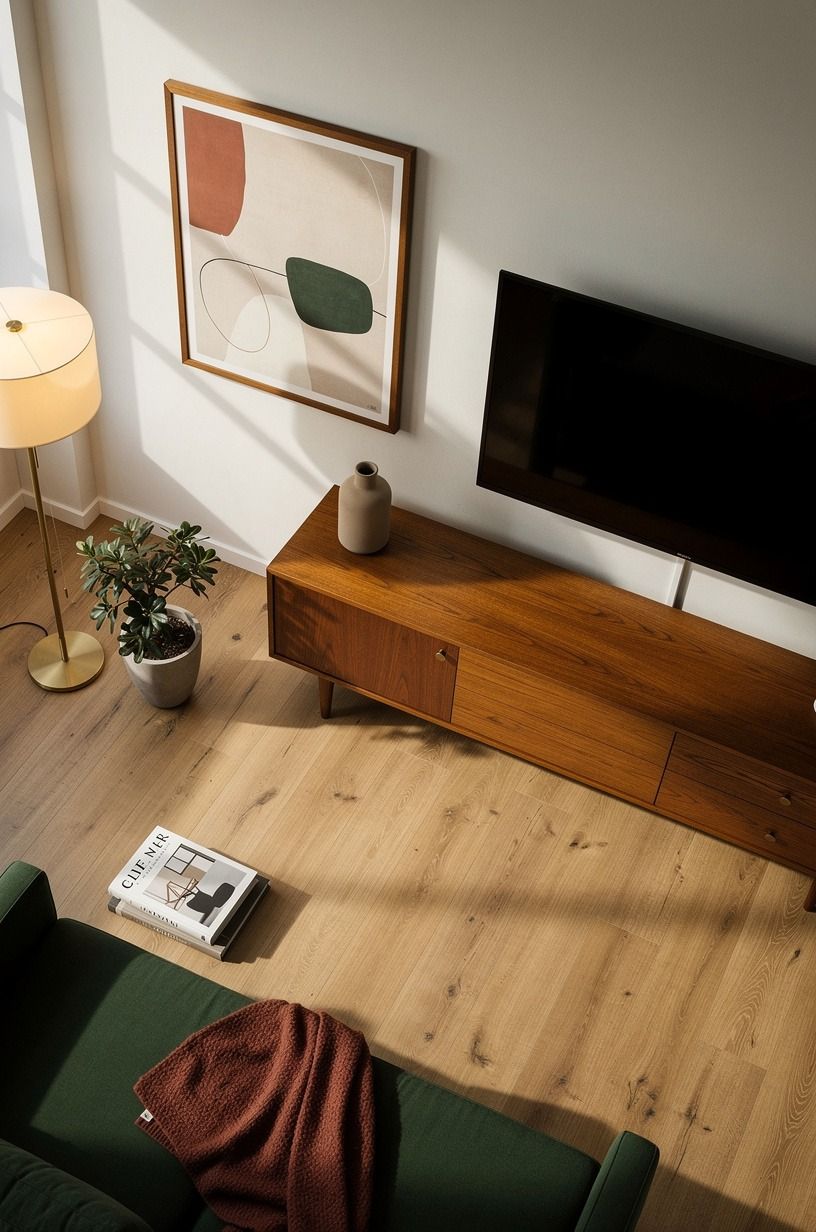 Hang Art Beside the Television, Not Above It
