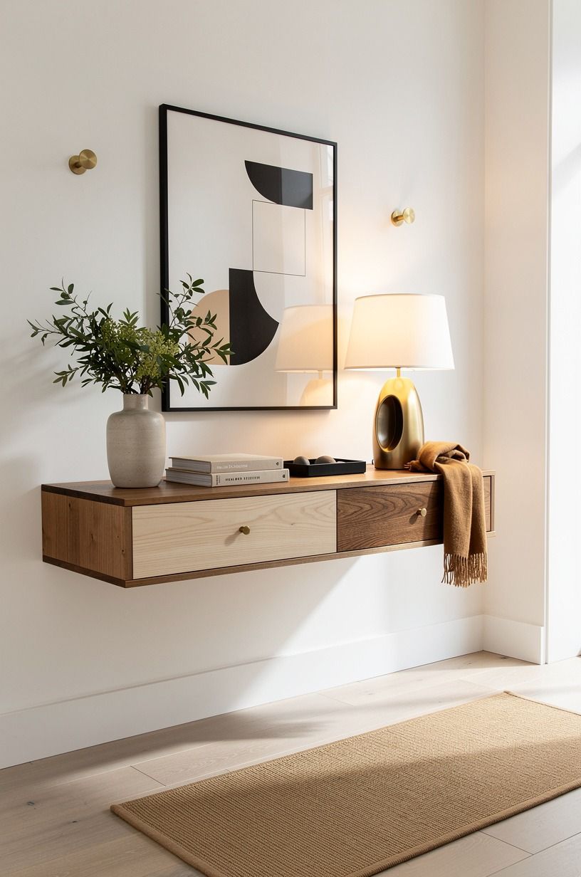 Float the console with the Two-Wood Rule