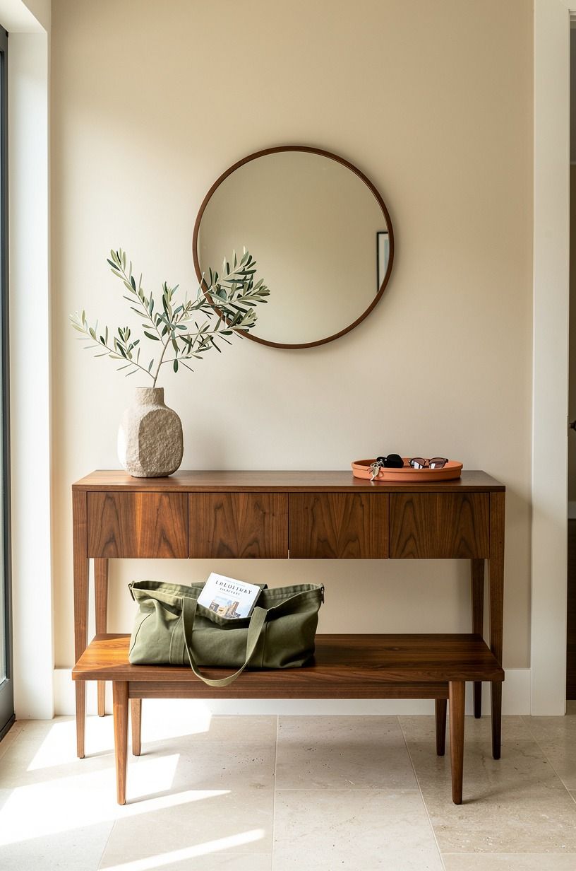 Layer color over beige with restraint