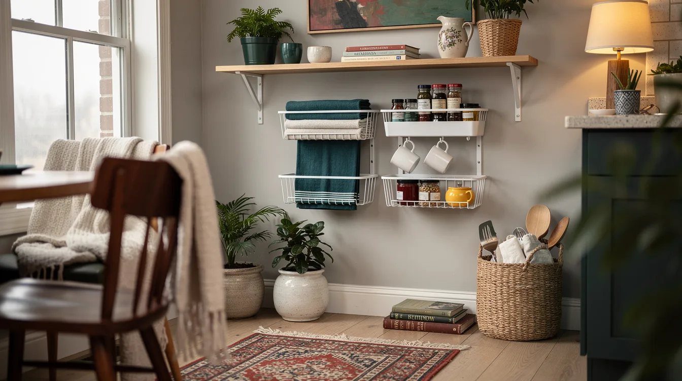 Suspend Storage Under a Shelf