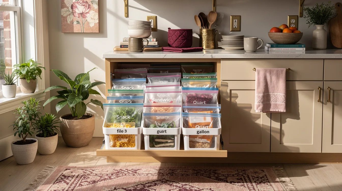 File Food Bags in a Drawer
