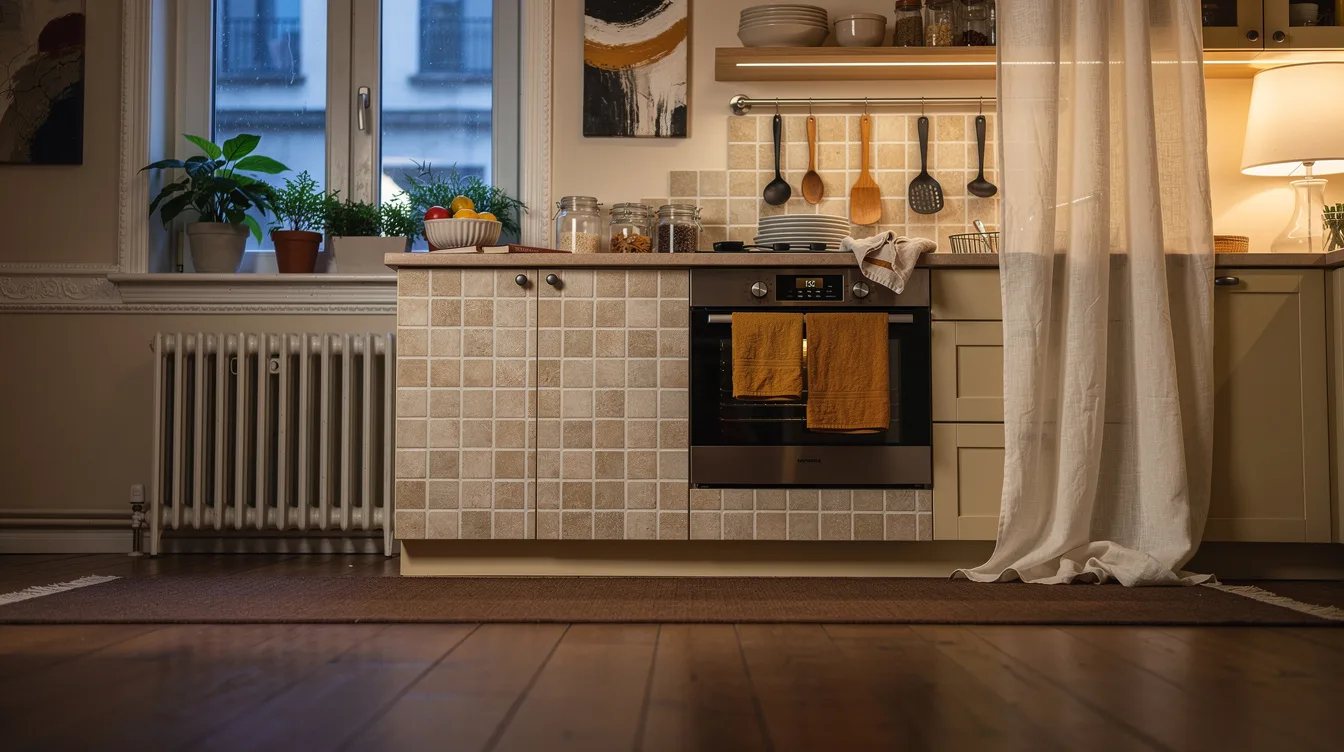 Wash the Kitchen Wall with Peel-and-Stick Tile