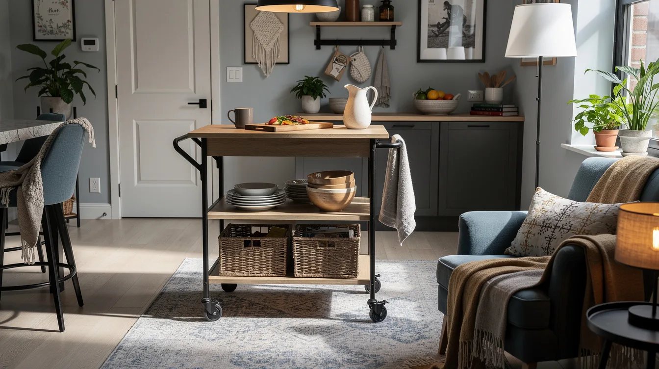 Roll in a Freestanding Kitchen Cart
