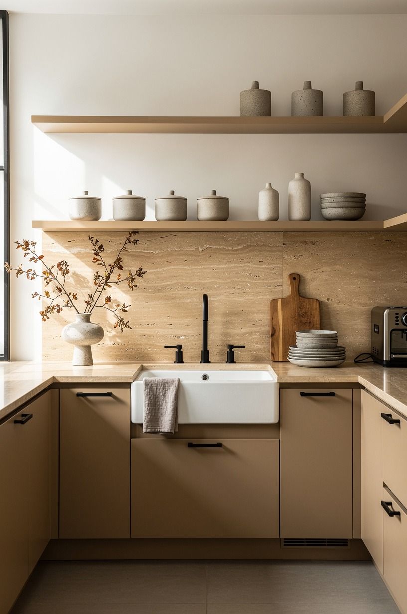 Finish the Sink Wall with Practical Contrast