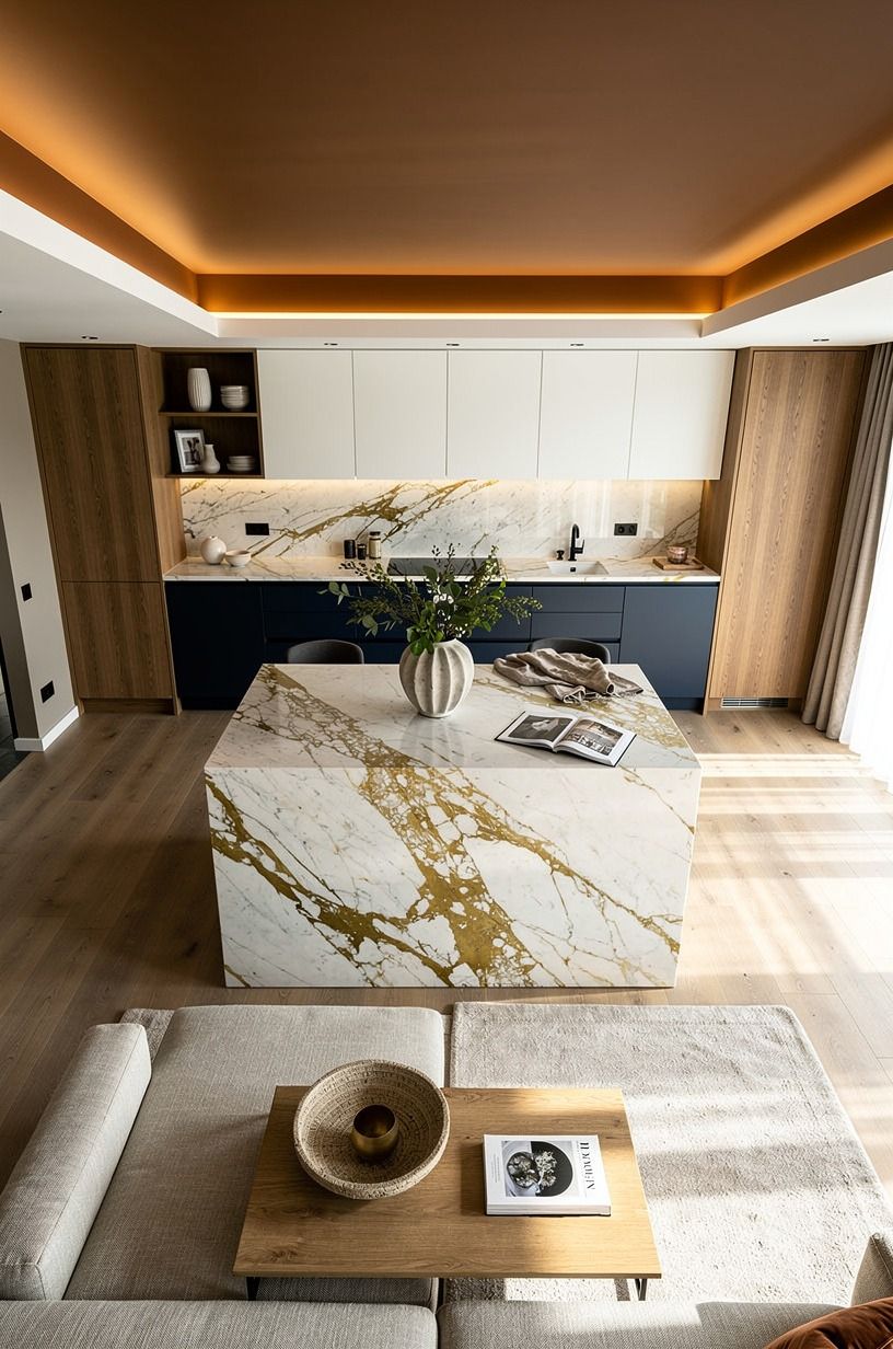 Paint the Ceiling to Extend the Warmth