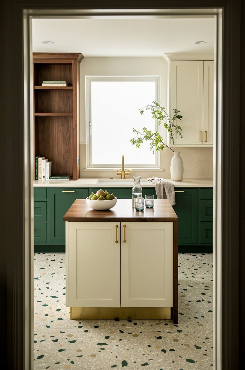 Set the Two-Wood Rule with Walnut Accents