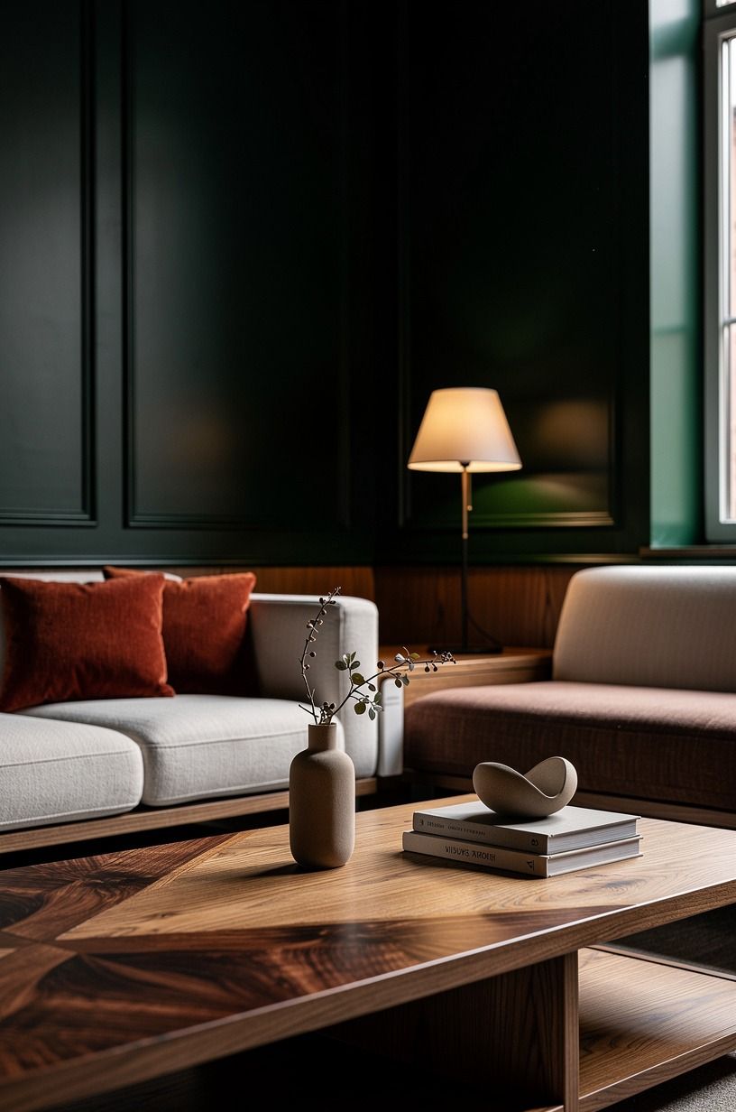 Dark Walls, Pale Upholstery