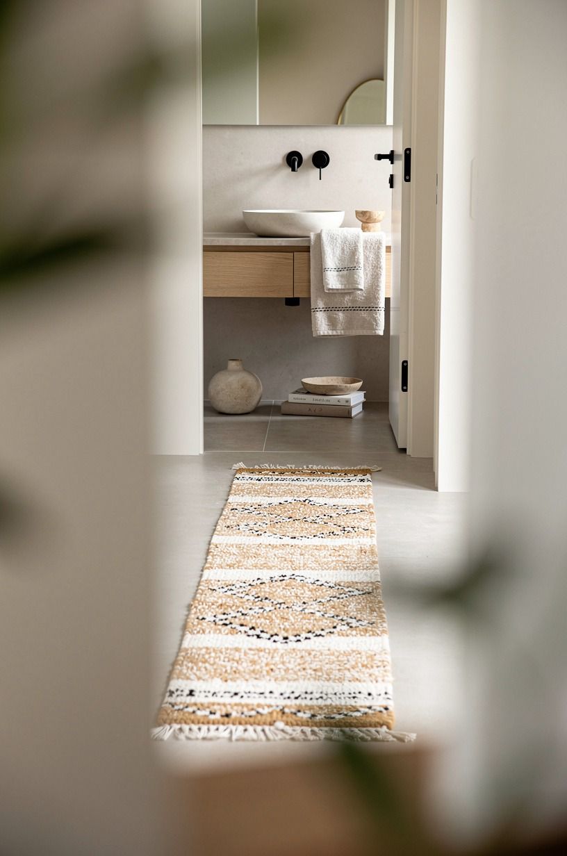 Anchor the Floor With a Narrow Runner