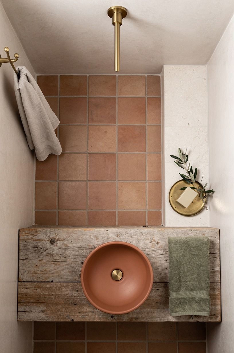 Repeat antique brass in three places