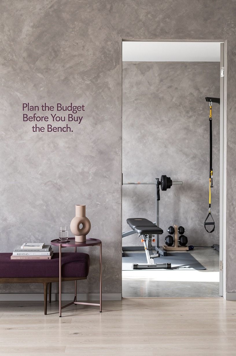 Plan the Budget Before You Buy the Bench