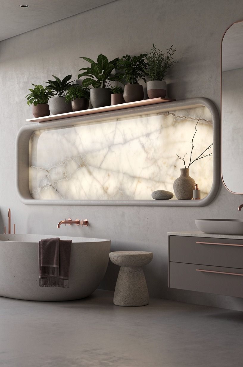Where Can a Plant Shelf Work Above the Dry Wall?