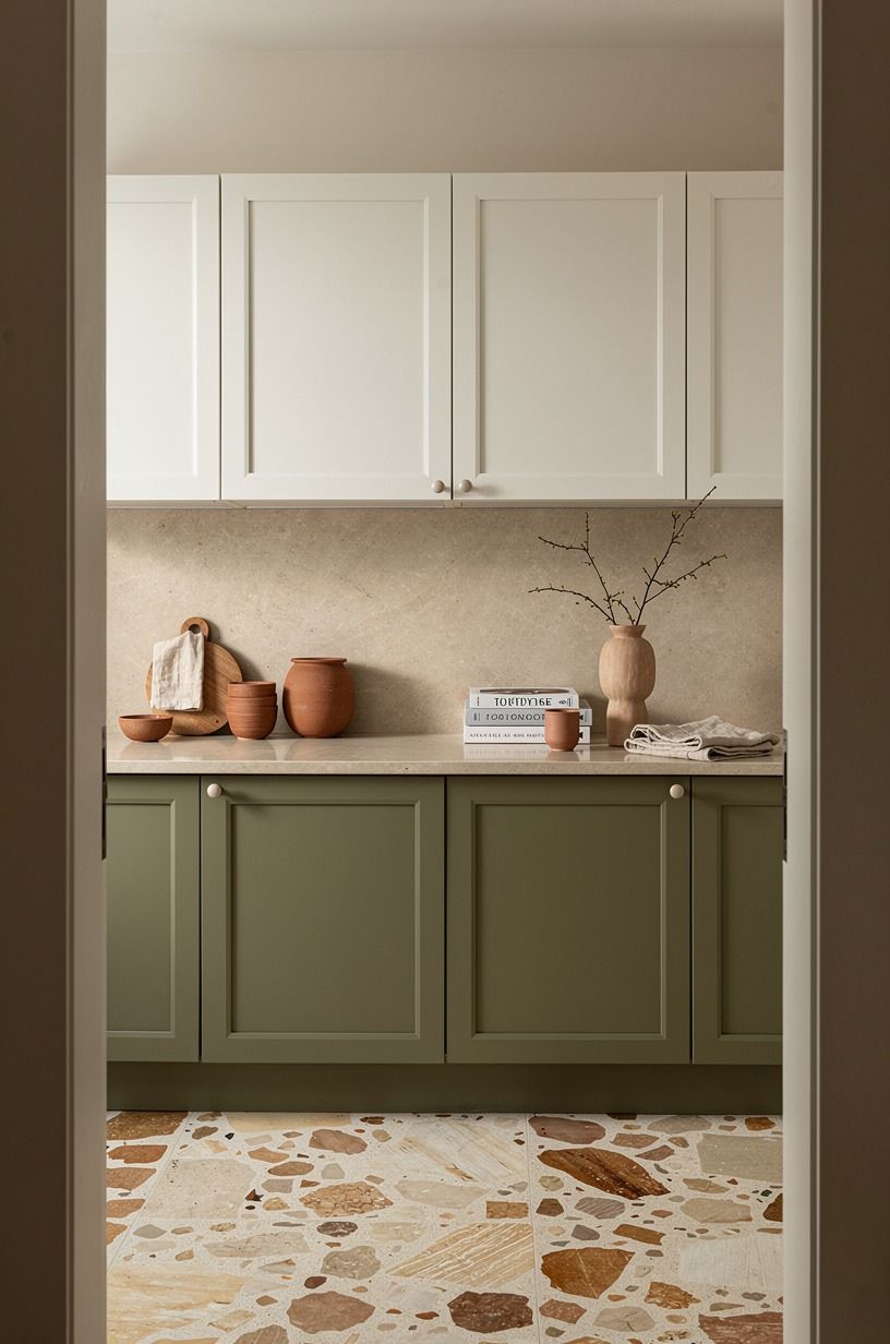 Benjamin Moore White Dove keeps the uppers soft