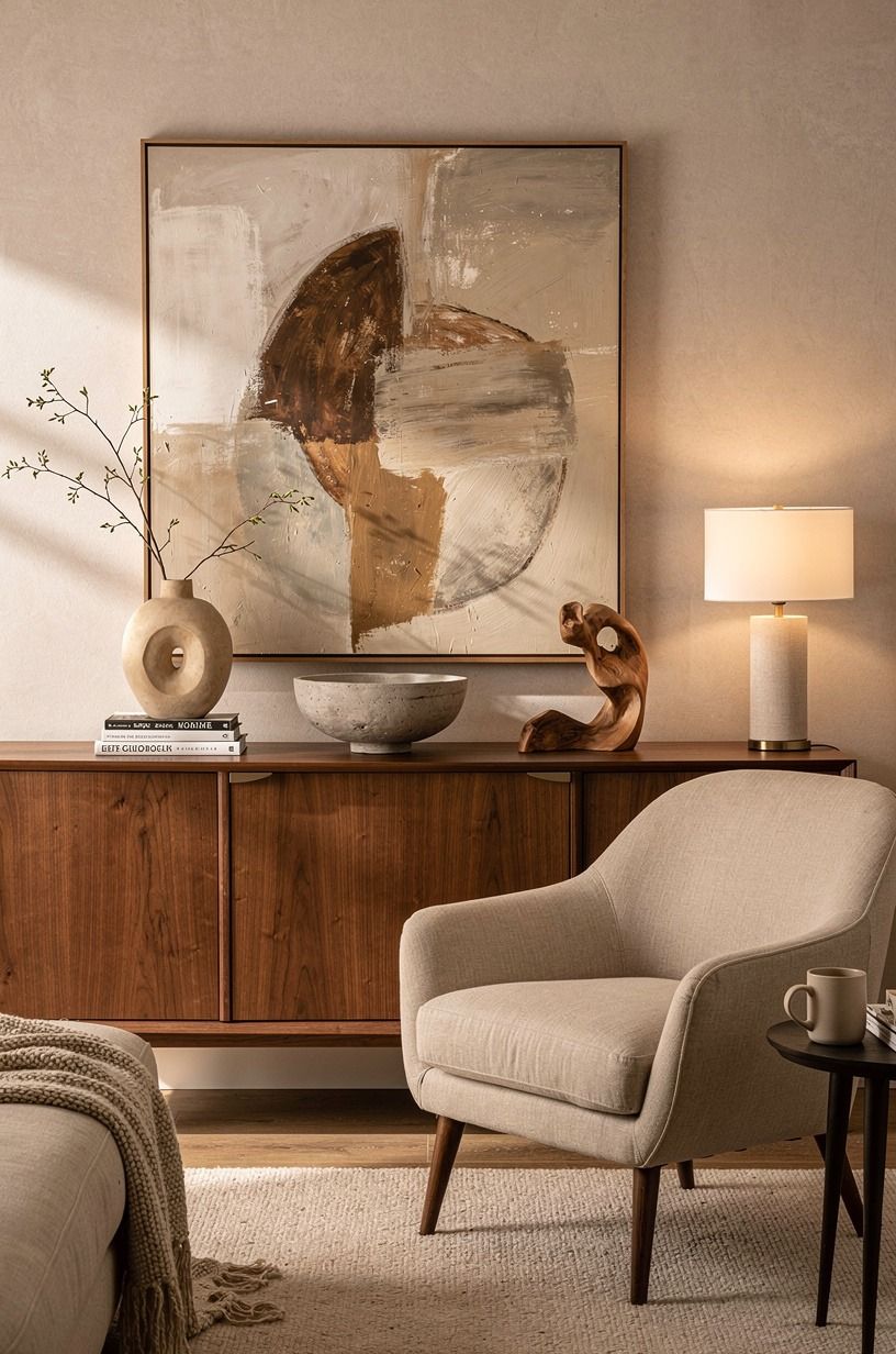 Pale Oak, Walnut, and the Two-Wood Rule for a Humble Abode