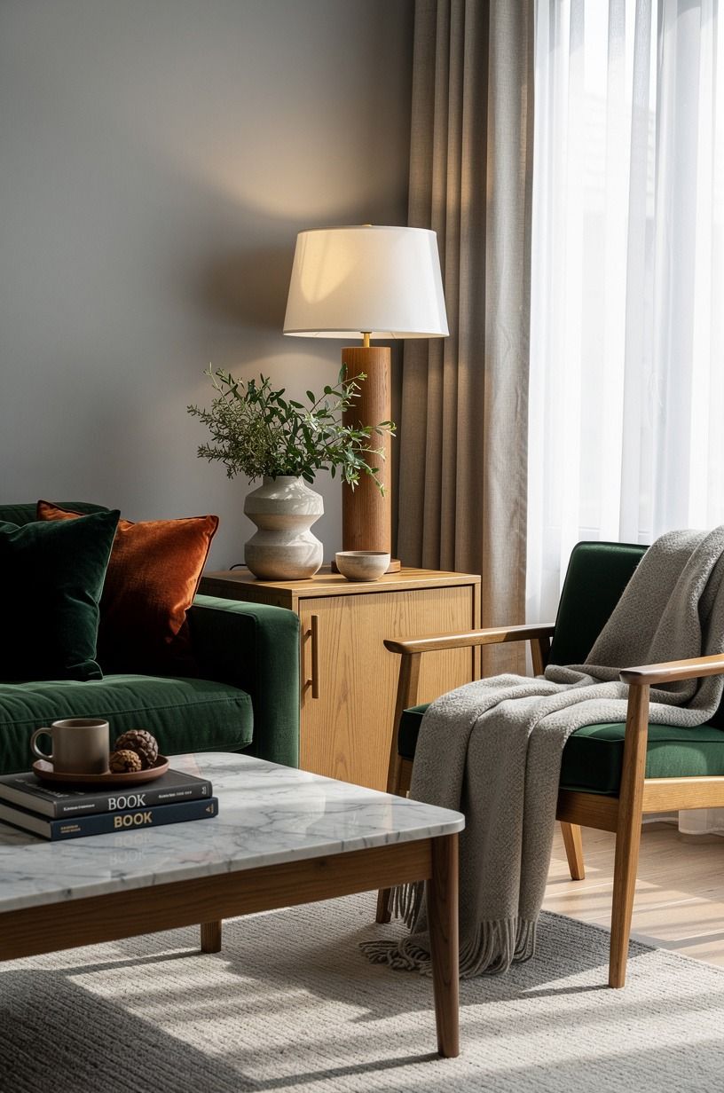 Frame the Window With Floor-Length Curtains