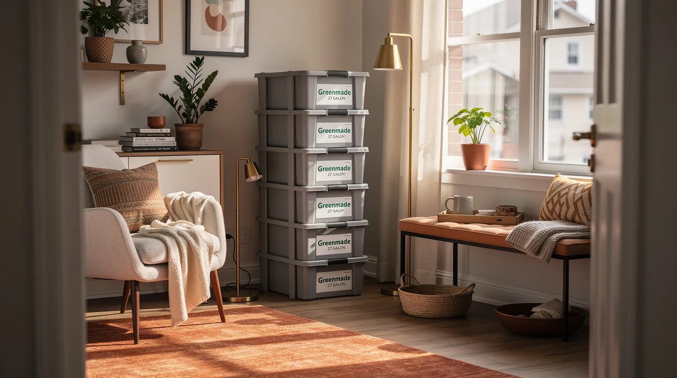 Stack the Greenmade 27-Gallon Eight-Pack