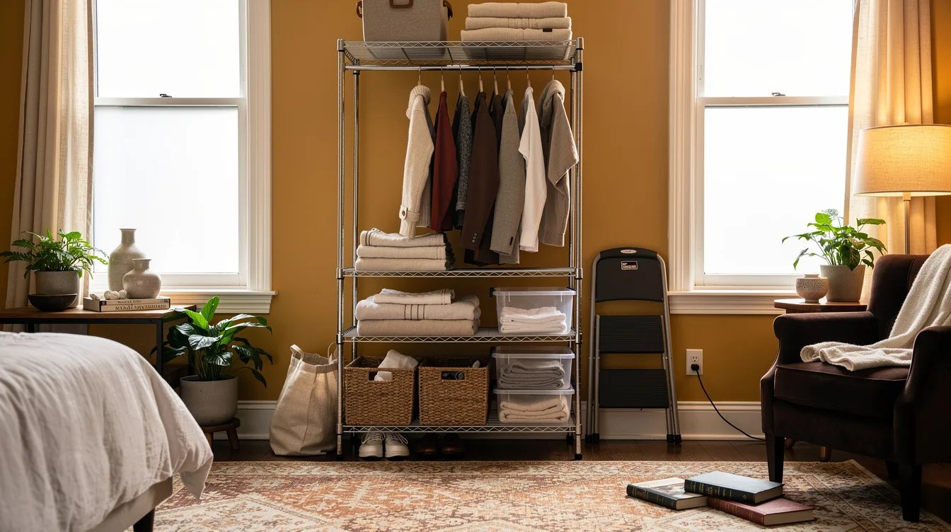 Open the TRINITY Expandable Closet