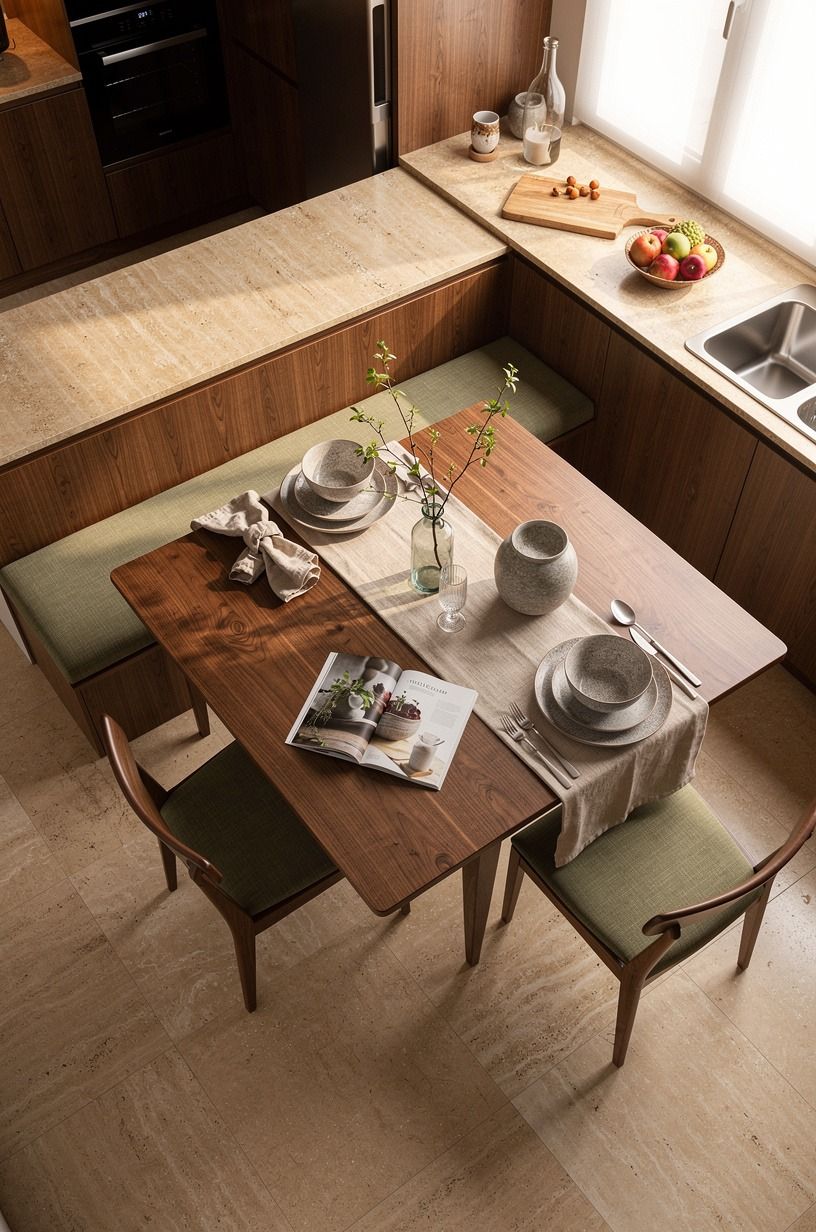 14 Mid-Century Modern Breakfast Nook Ideas That Feel Retro, Not Dated