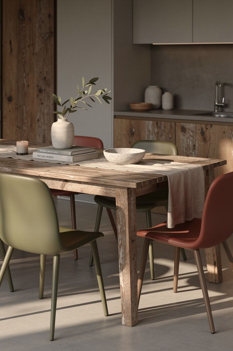 Swap matching chairs for a quiet mix