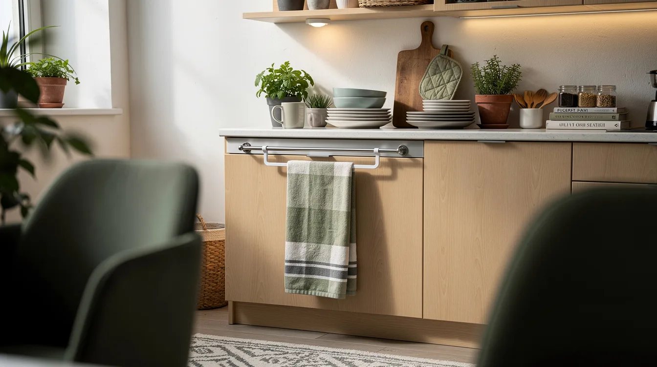 Add an Over-the-Cabinet-Door Towel Bar