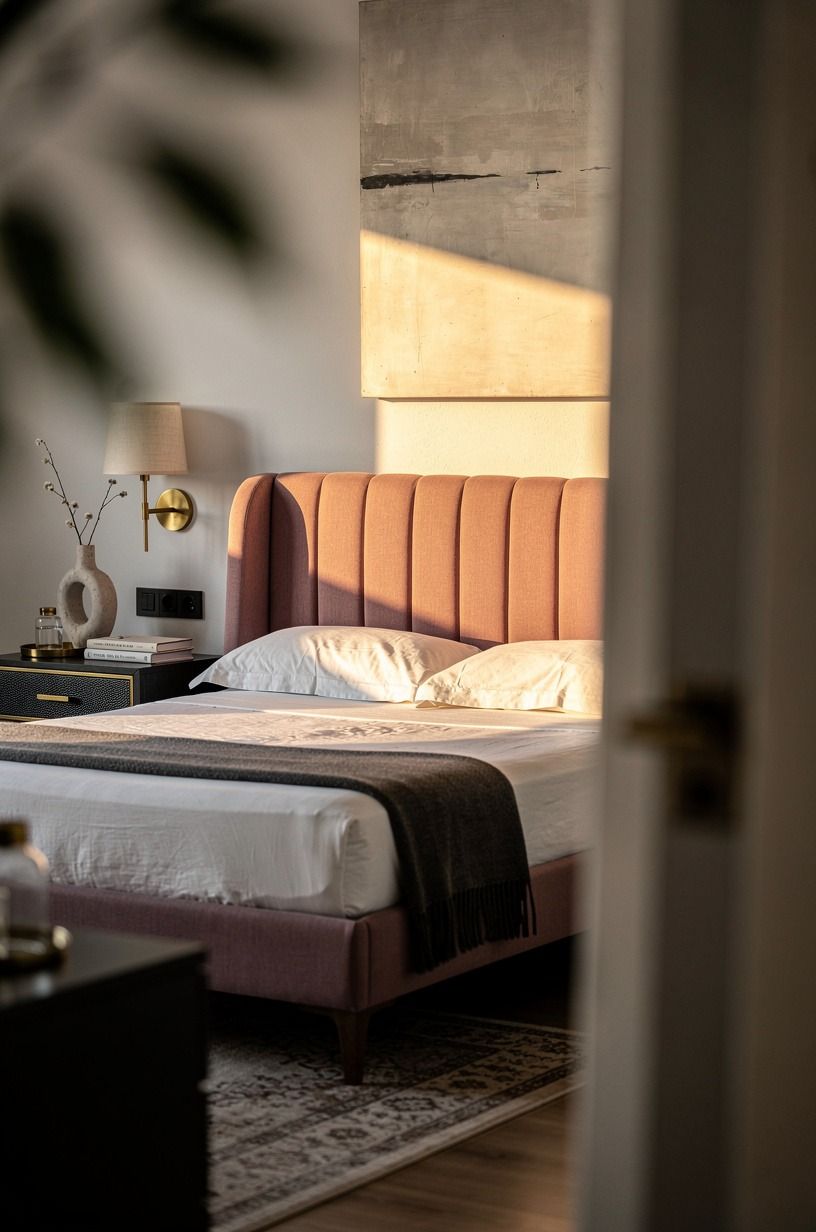 Could a Petite Upholstered Headboard Change the Room?