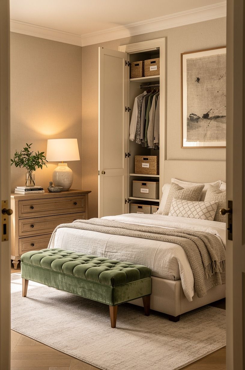 Could beige walls make the room feel warmer?