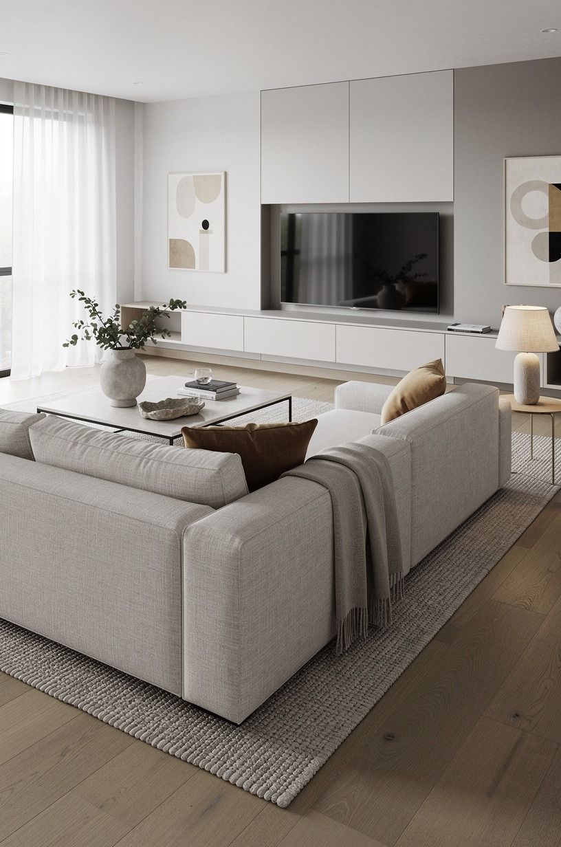 Extend the rug beyond the bed