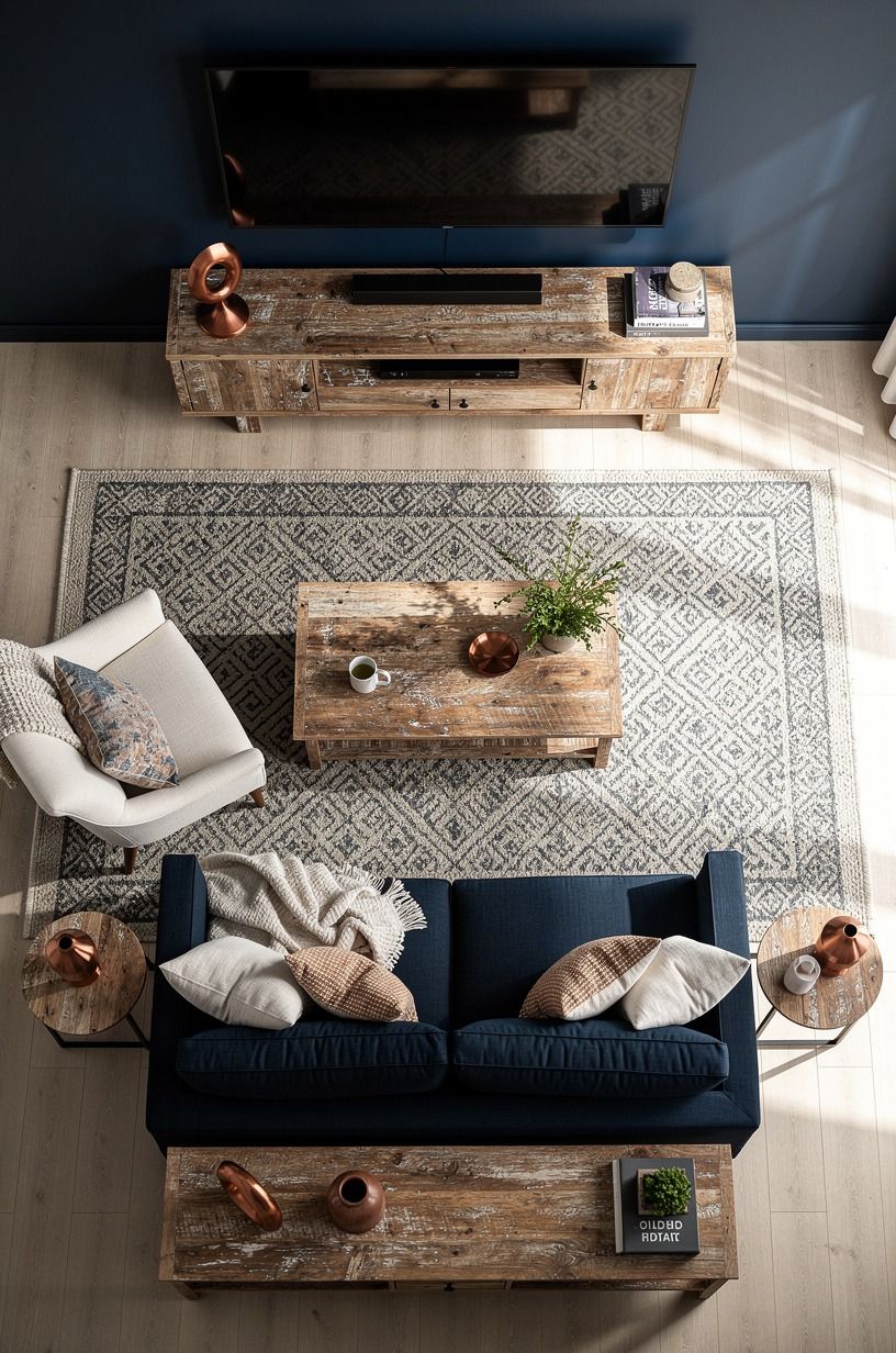 Set the screen at your real lounging height