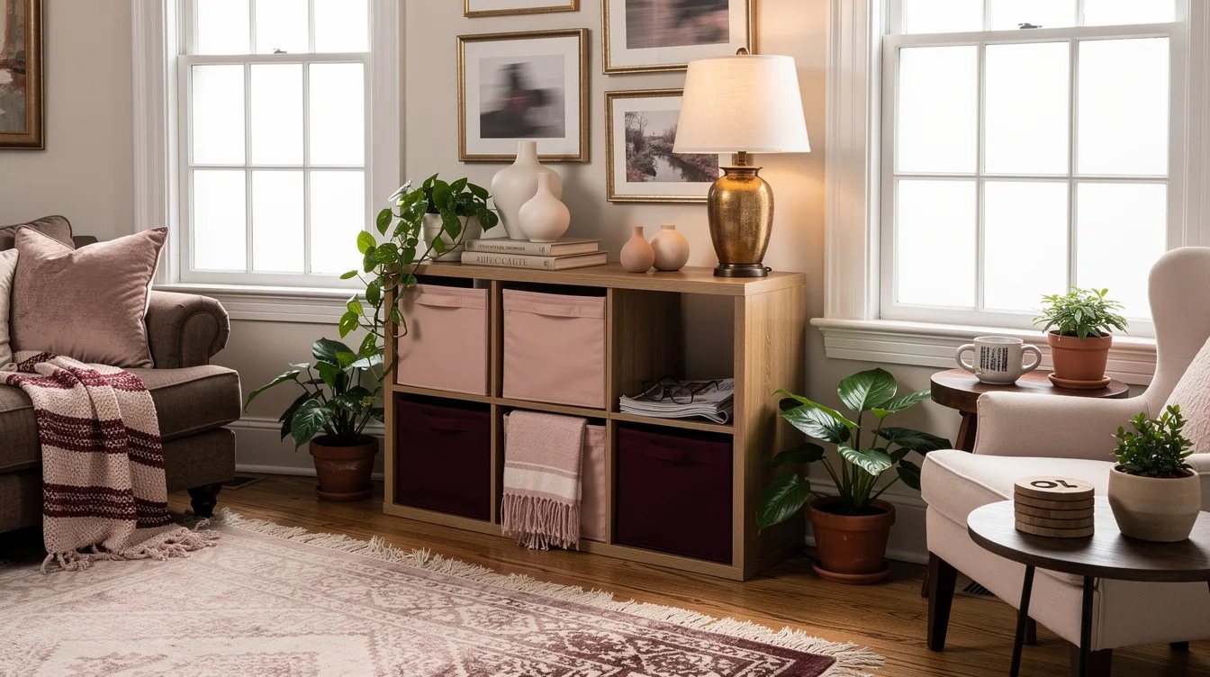 Use Four Cubes as a Low Console