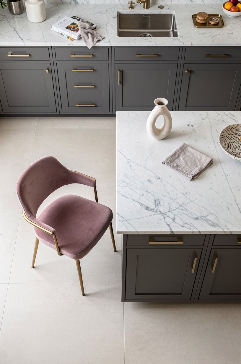 Place an Accent Chair in Kitchen