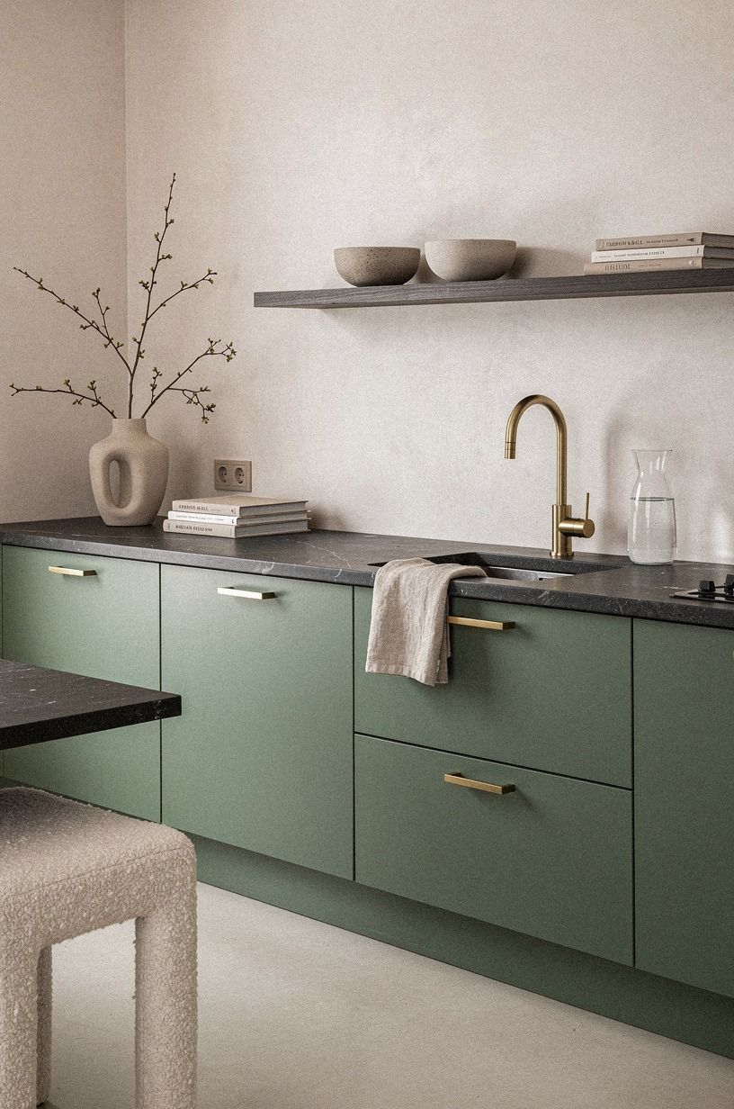 12 Green & Oak Kitchen Ideas for a Fresh, Earthy Vibe Without Renovating