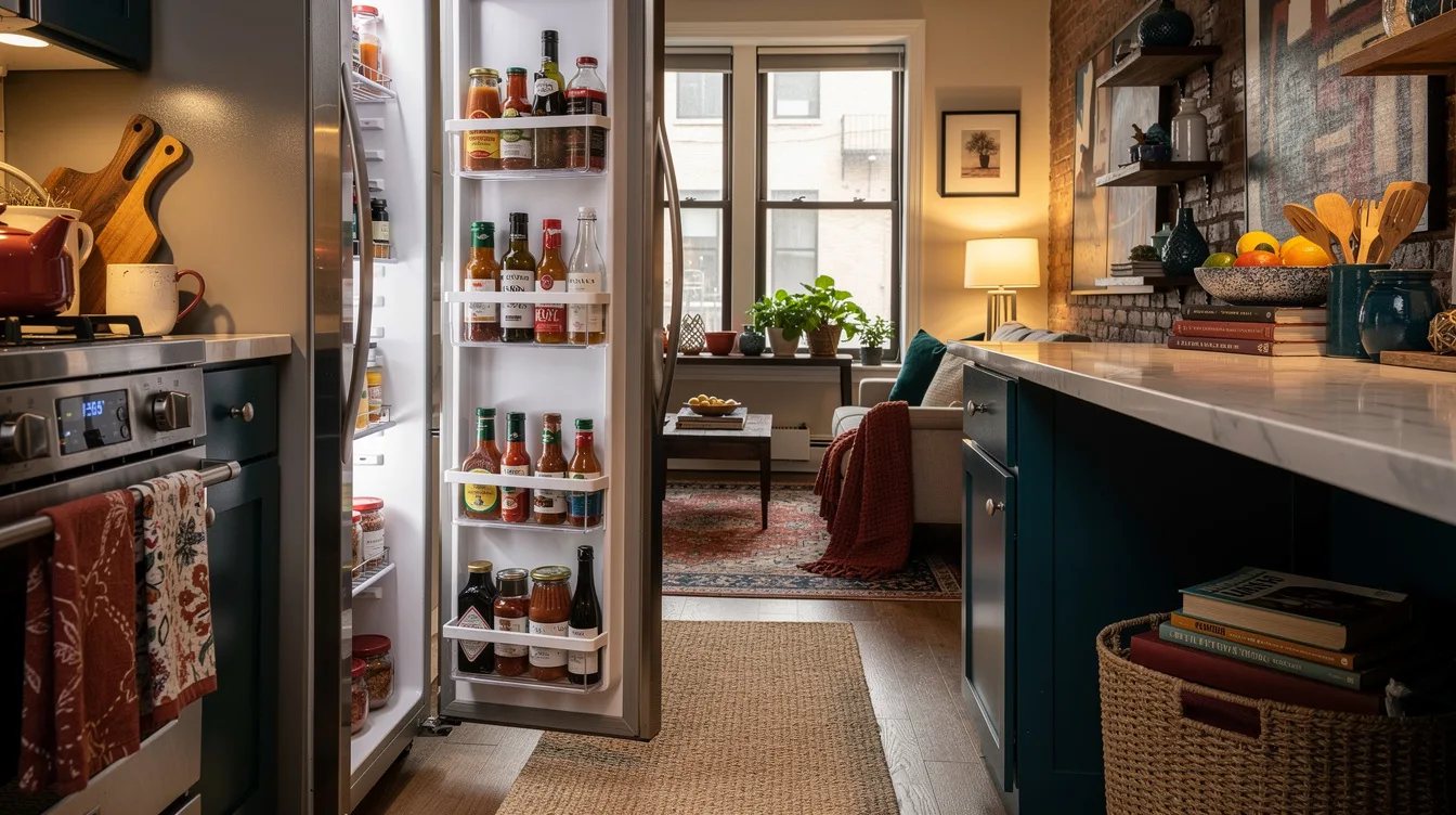 Corral Sauces in a Narrow Bin