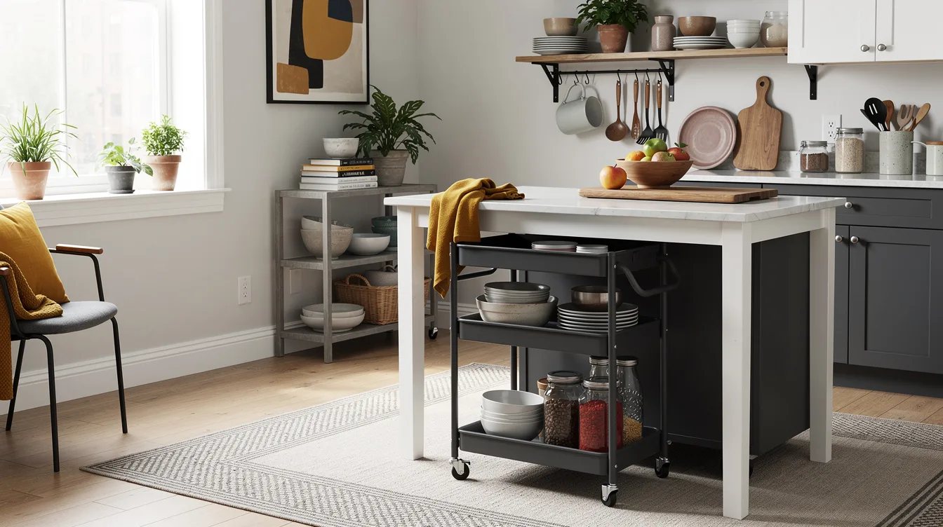 Hide the Small RÅSKOG Under a Table