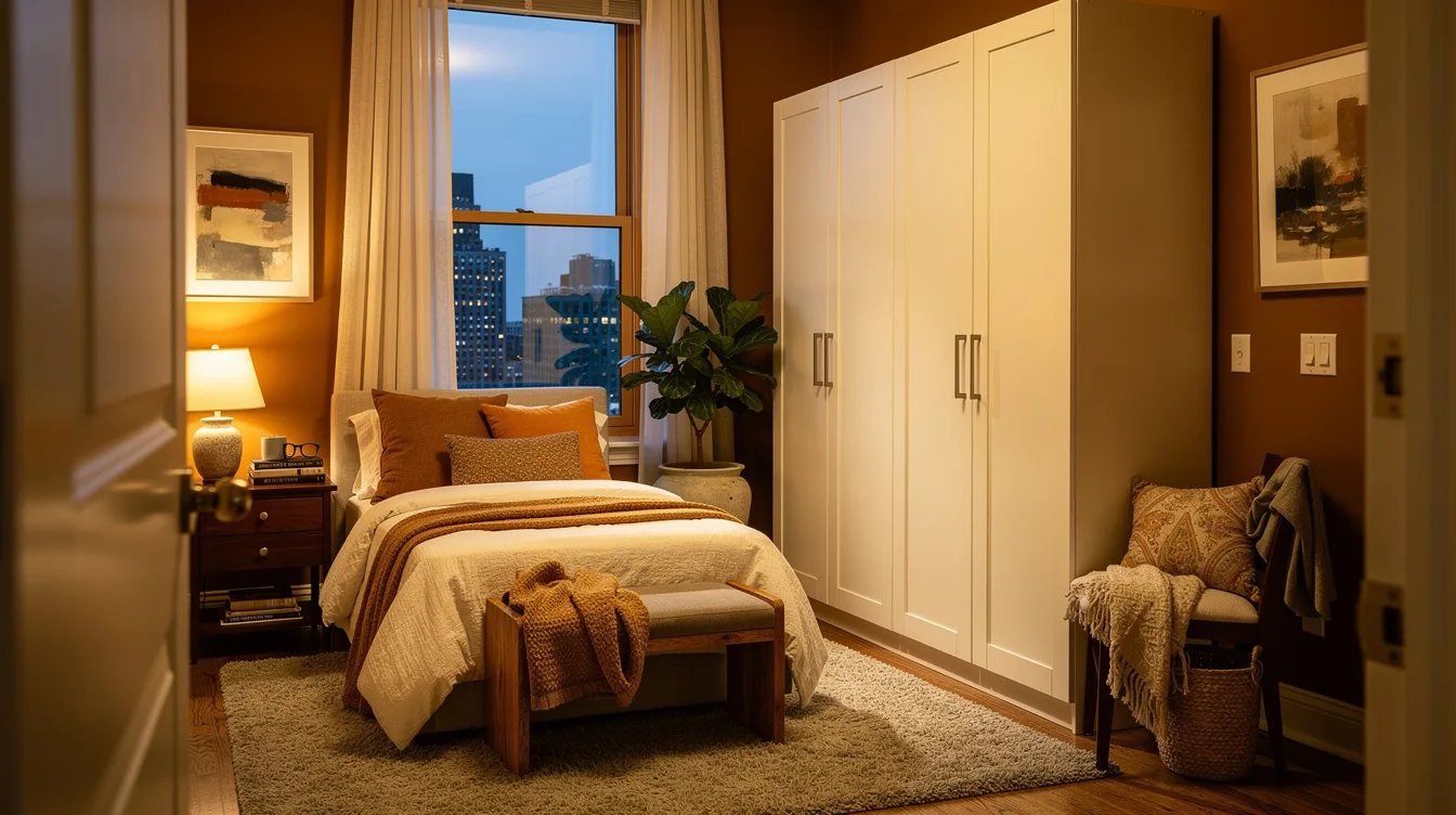 Clear the Floor With PAX Hinged Doors