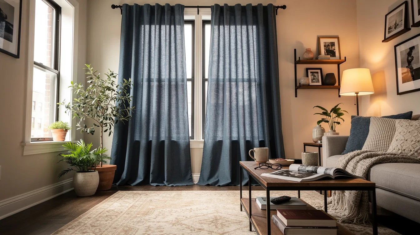 Let Linen-Blend Blackout Panels Kiss the Floor