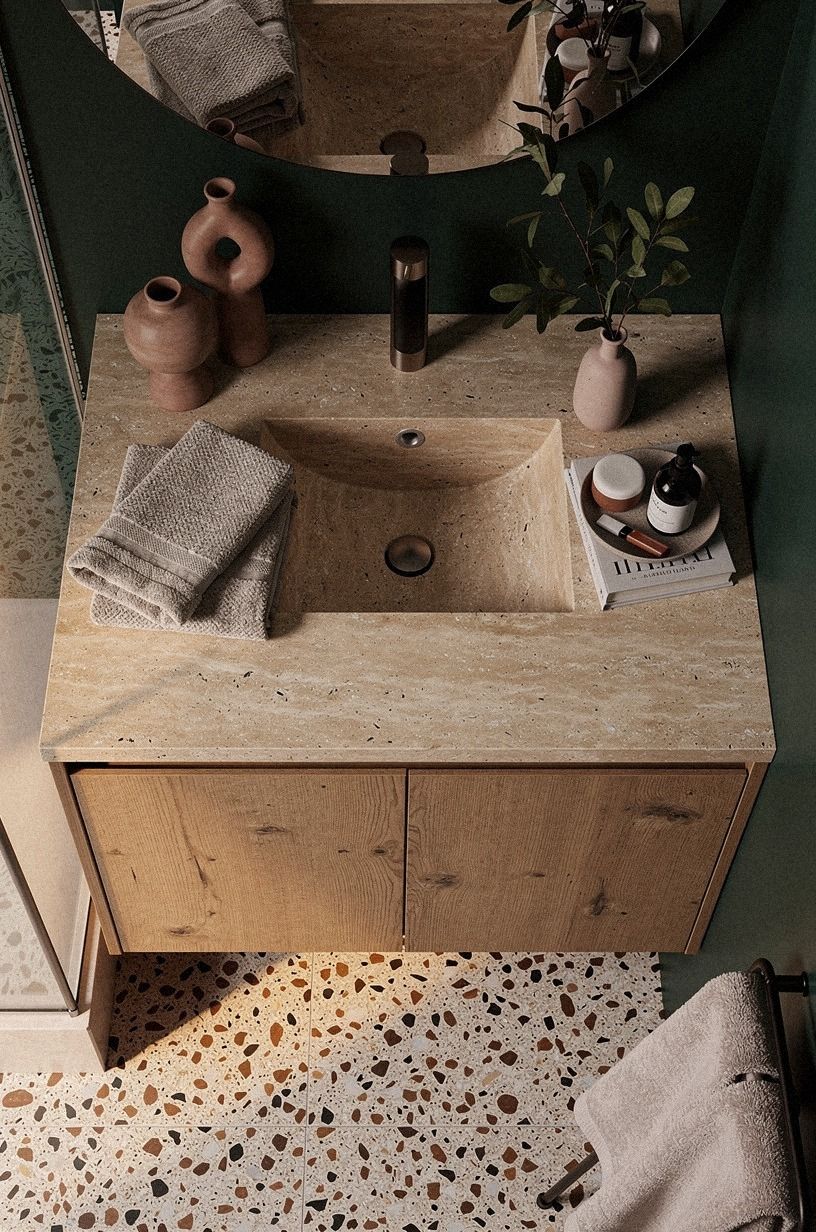 Add a Rental-Friendly Travertine Layer