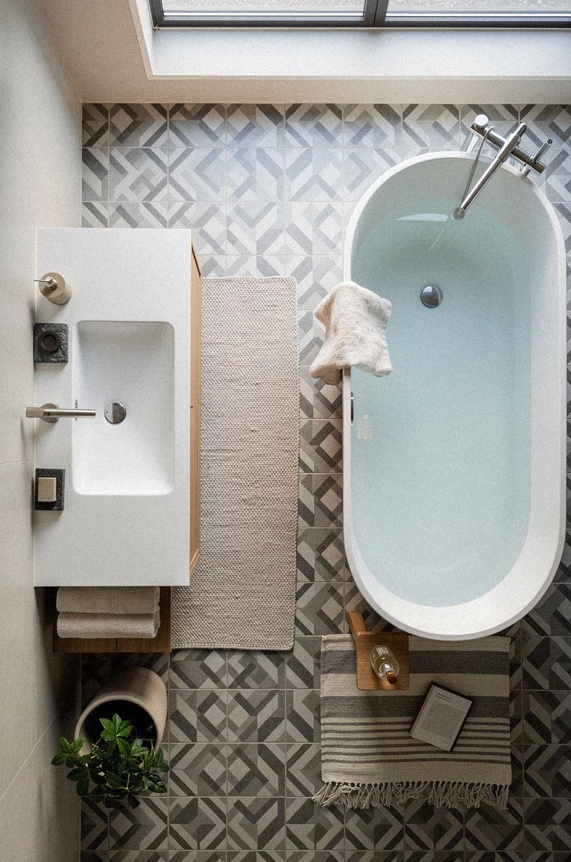 Mix Soft Textiles With One Crisp Pattern
