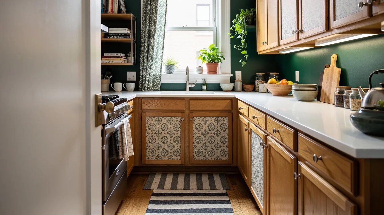 Paper Center Panels With a Pattern