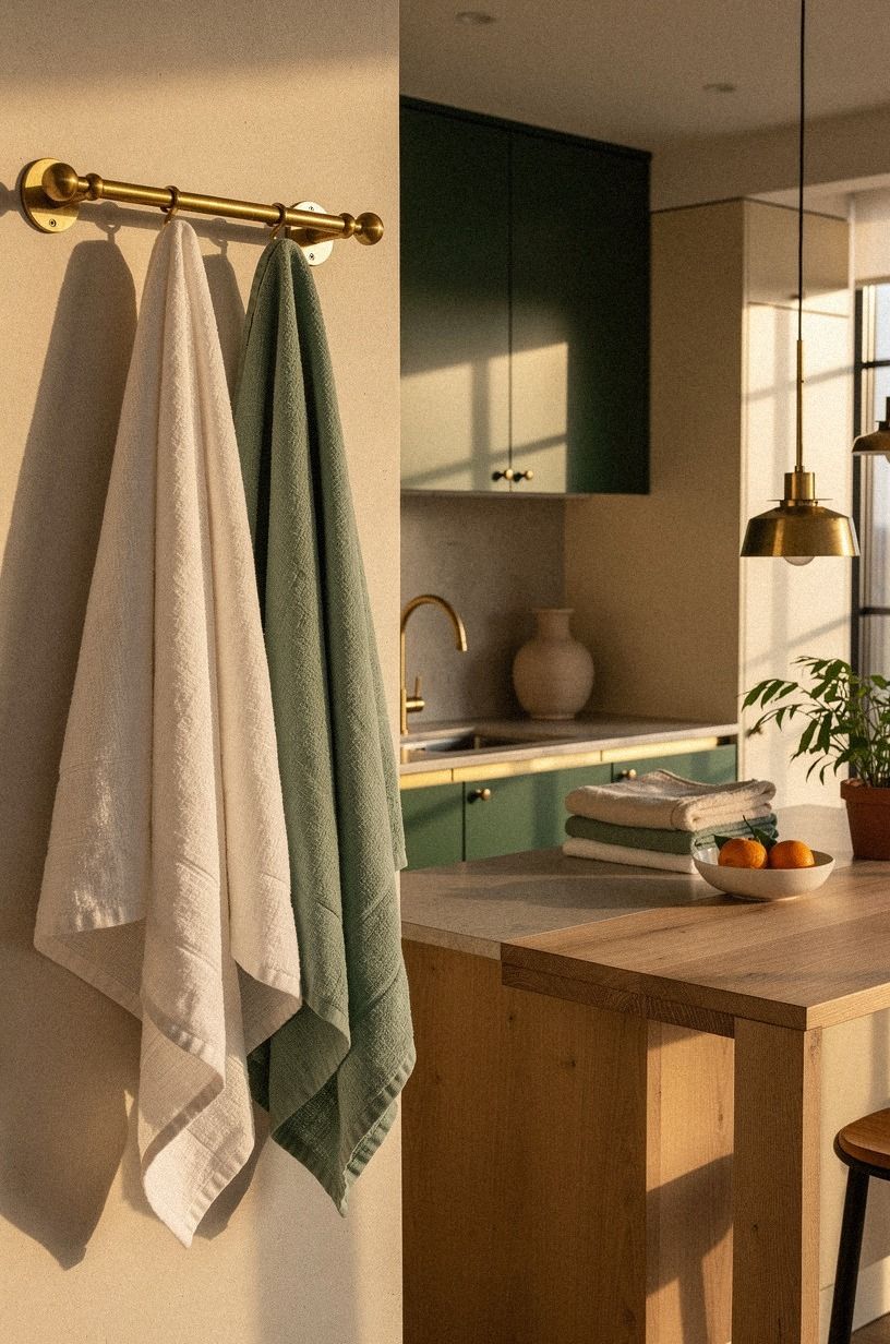 Hang Linen at the Right Height