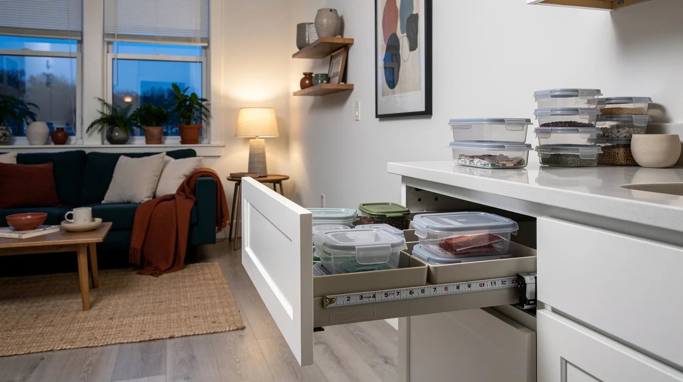 Measure the Drawer’s Clear Space