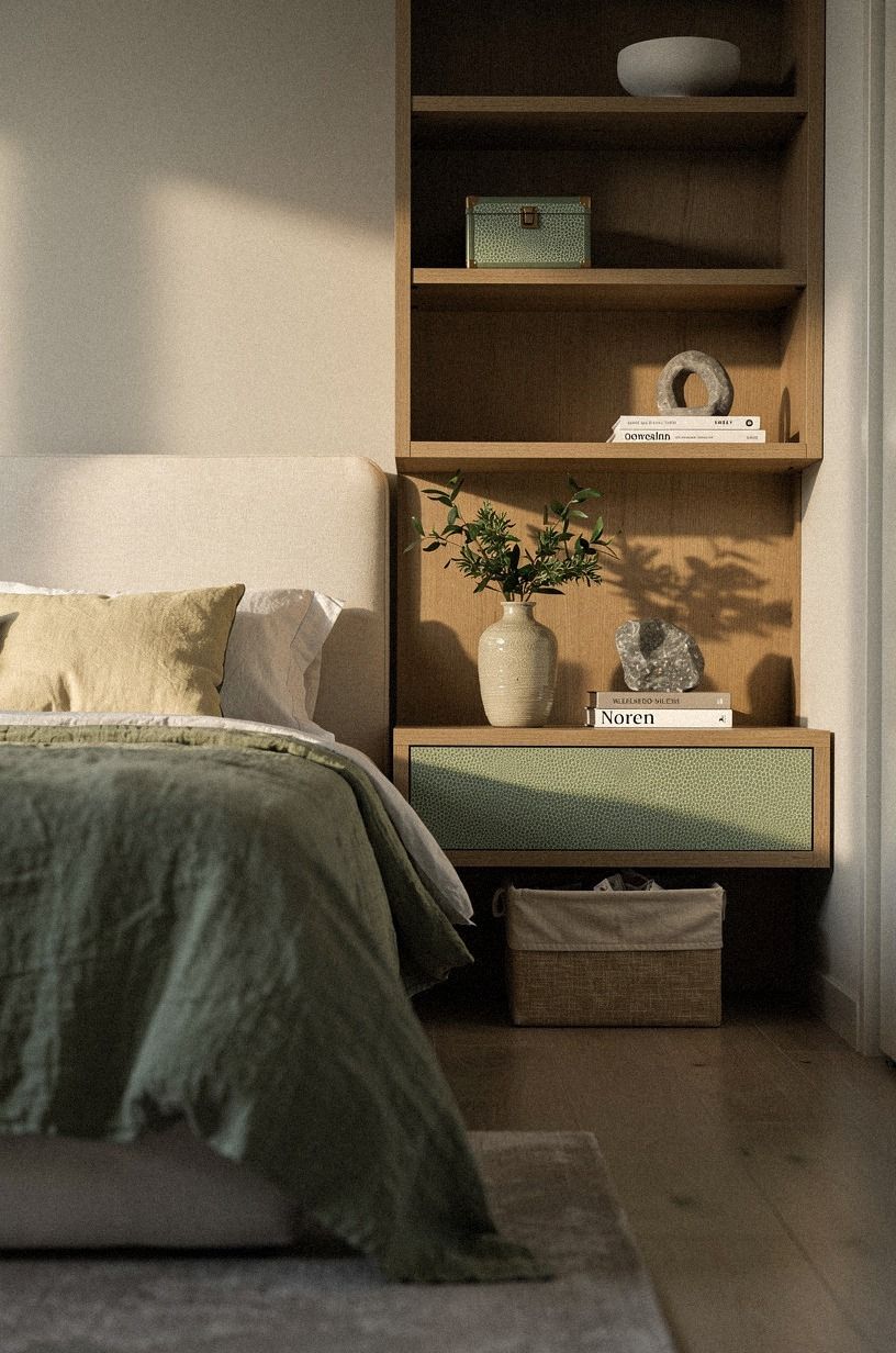 Choose layered storage over a matching furniture set