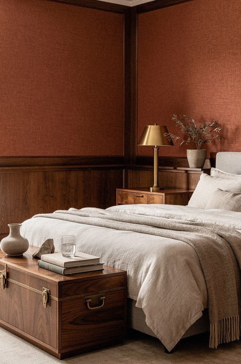 Layer washed linen over one substantial color