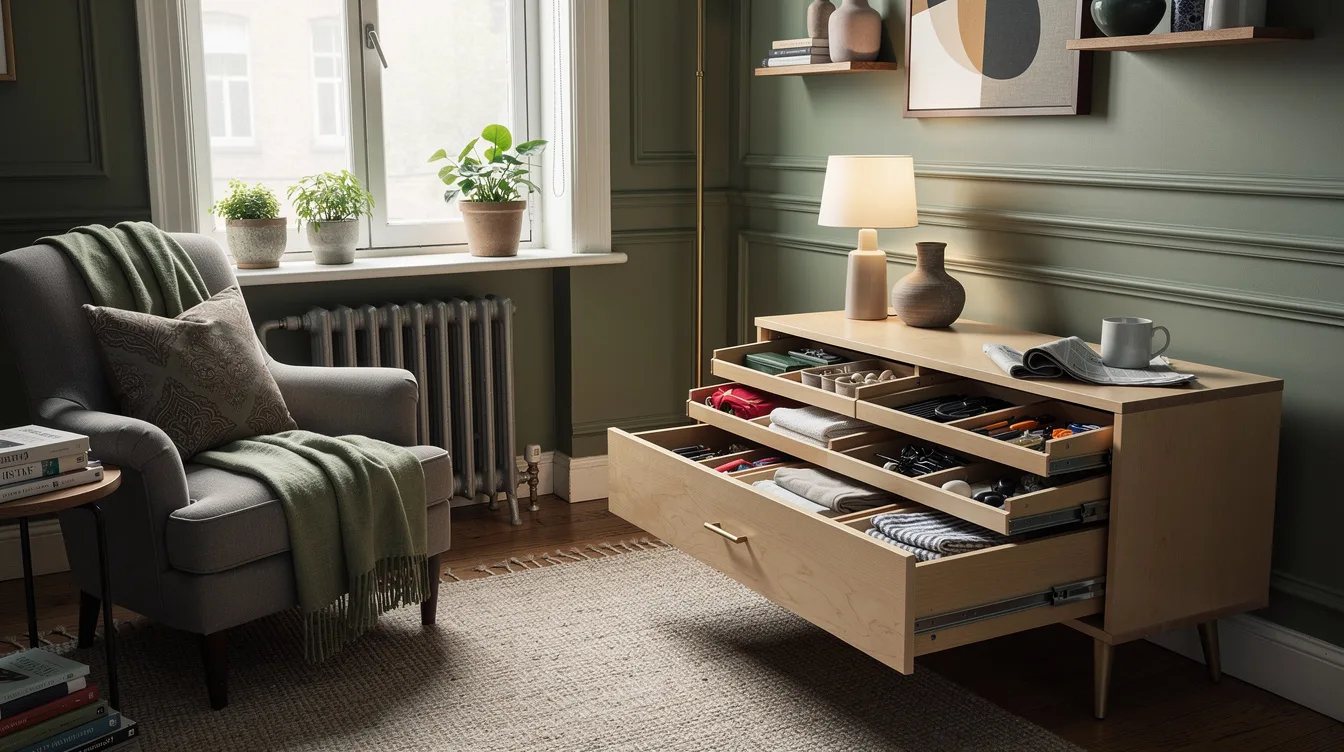 Divide Drawers with Slim Trays