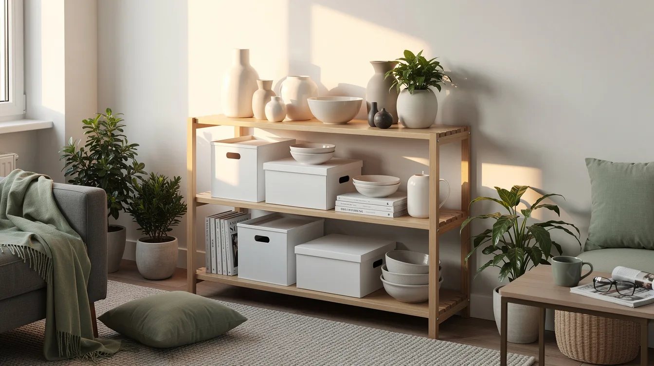 Finish the Exposed Shelf with White