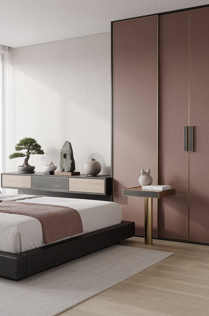 Swap hinged doors for sliding wardrobe panels