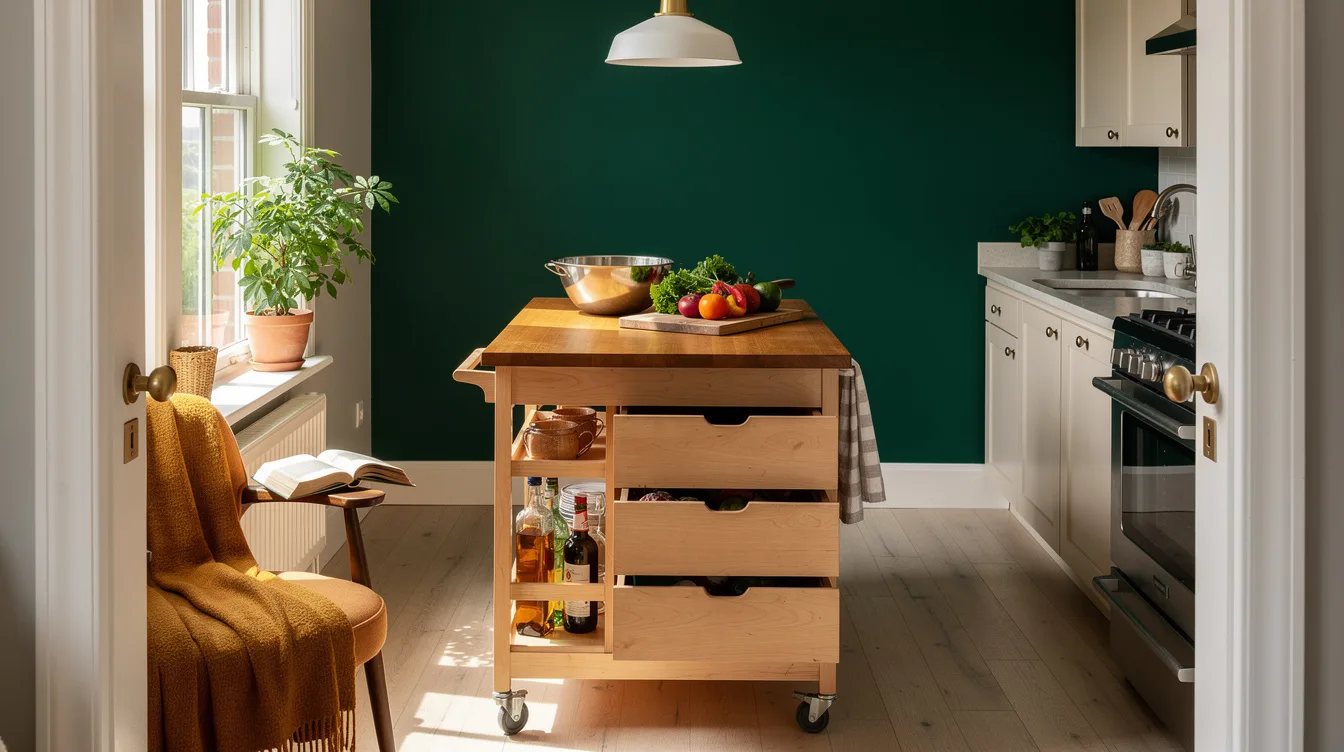 No Counter? These 15 IKEA Carts Fake a Custom Kitchen Island