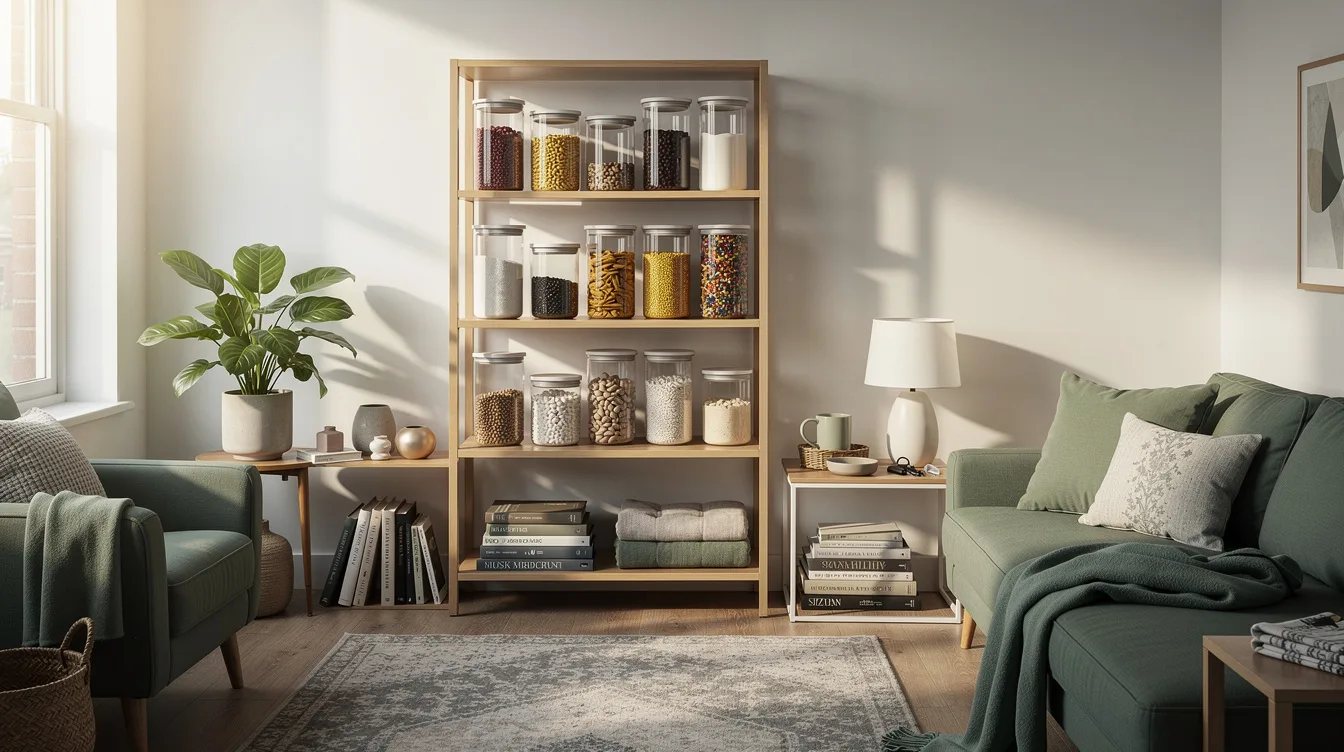 Turn Glass Storage Into Open-Shelf Order