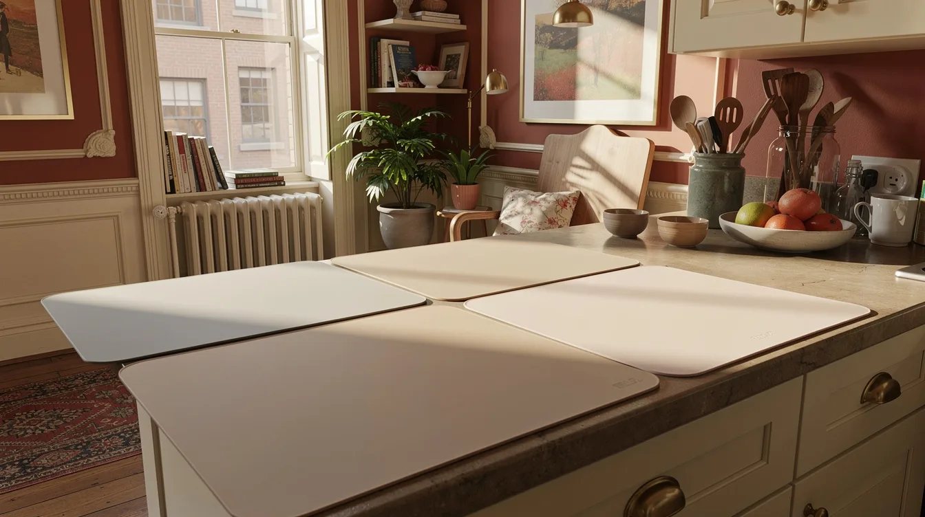 Lay Neutral Silicone Mats Across the Counter