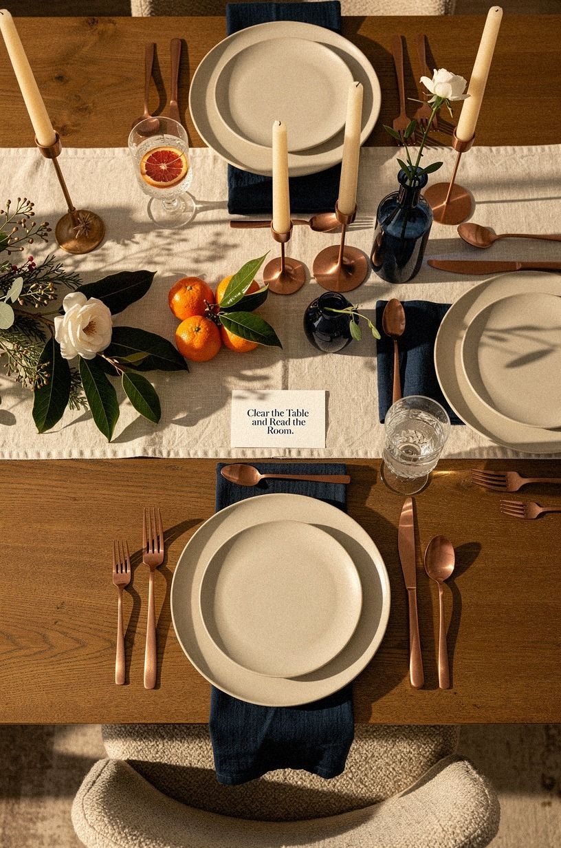 Clear the Table and Read the Room