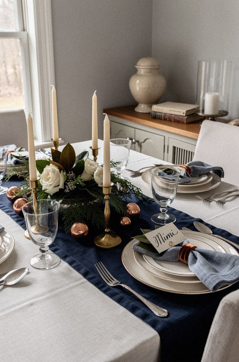 Finish the Christmas Tablescape with One Personal Detail